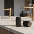 Knob 3100 | Ribbed | Black