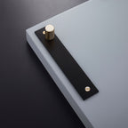 Maniglia 5005 | Zigrinata | Ora + Nero