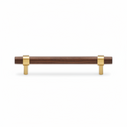 Handle CH025W | Walnut + Brass