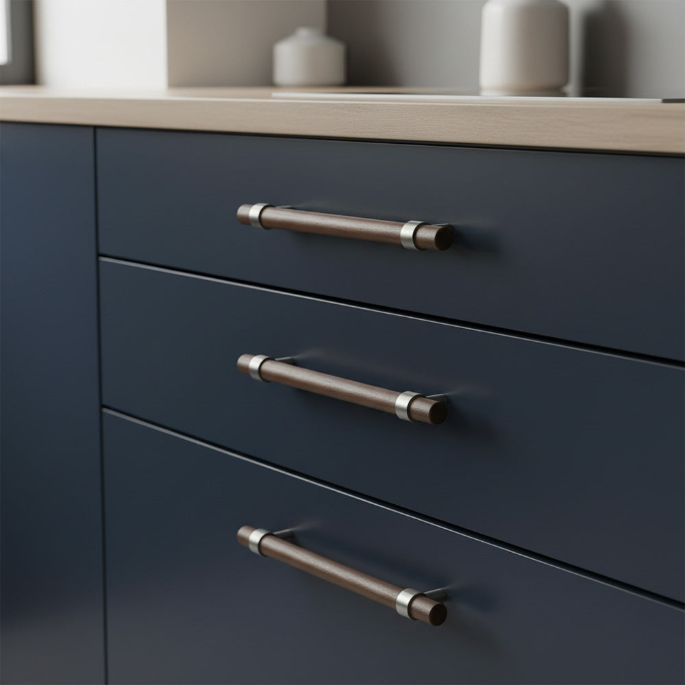 Griff CH025W | Walnuss + Nickel