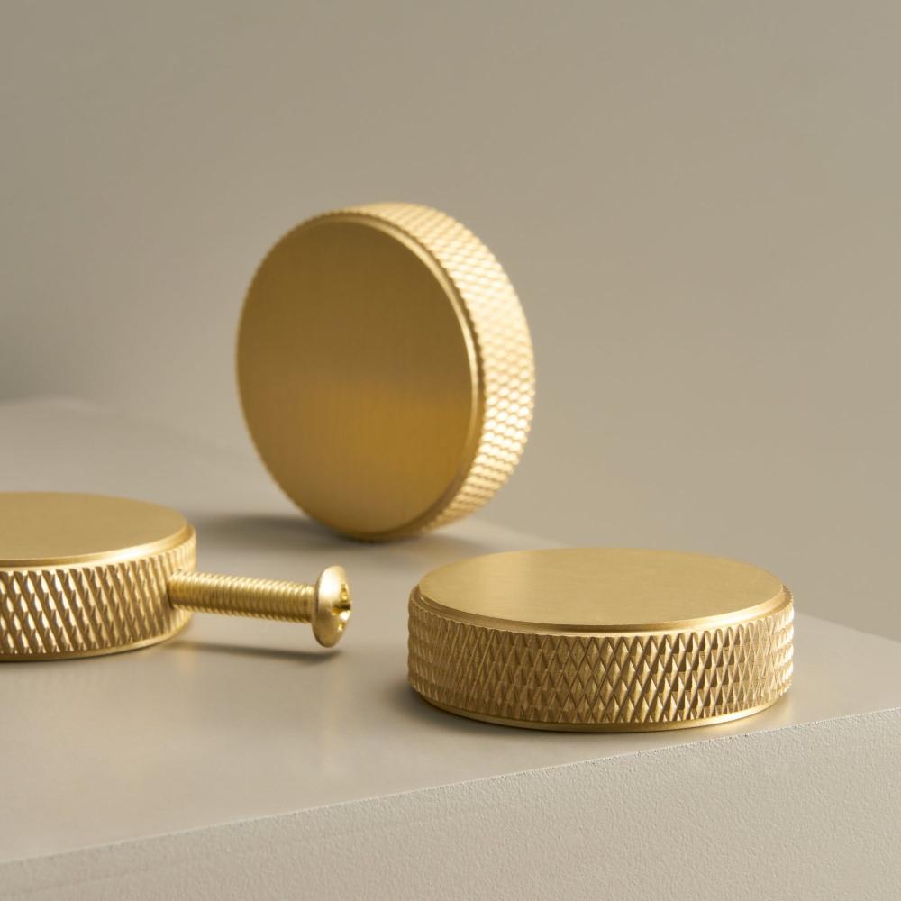 Knob CH059A | Knurled | Brass