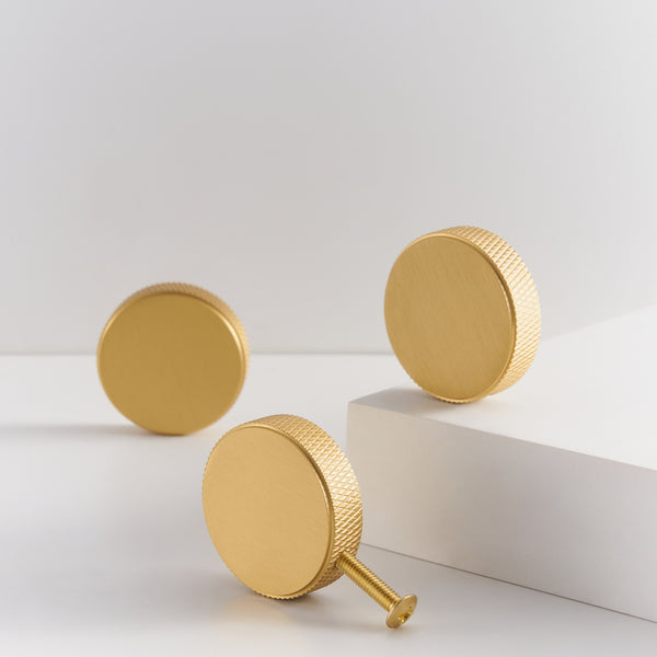 Knob CH059A | Knurled | Brass