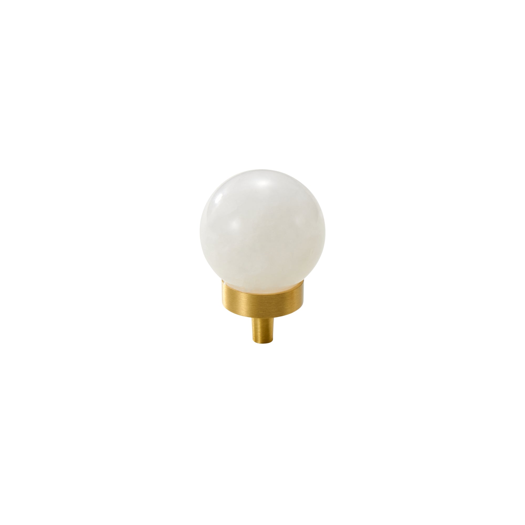 Knopp ch067 i vit sten - detalj