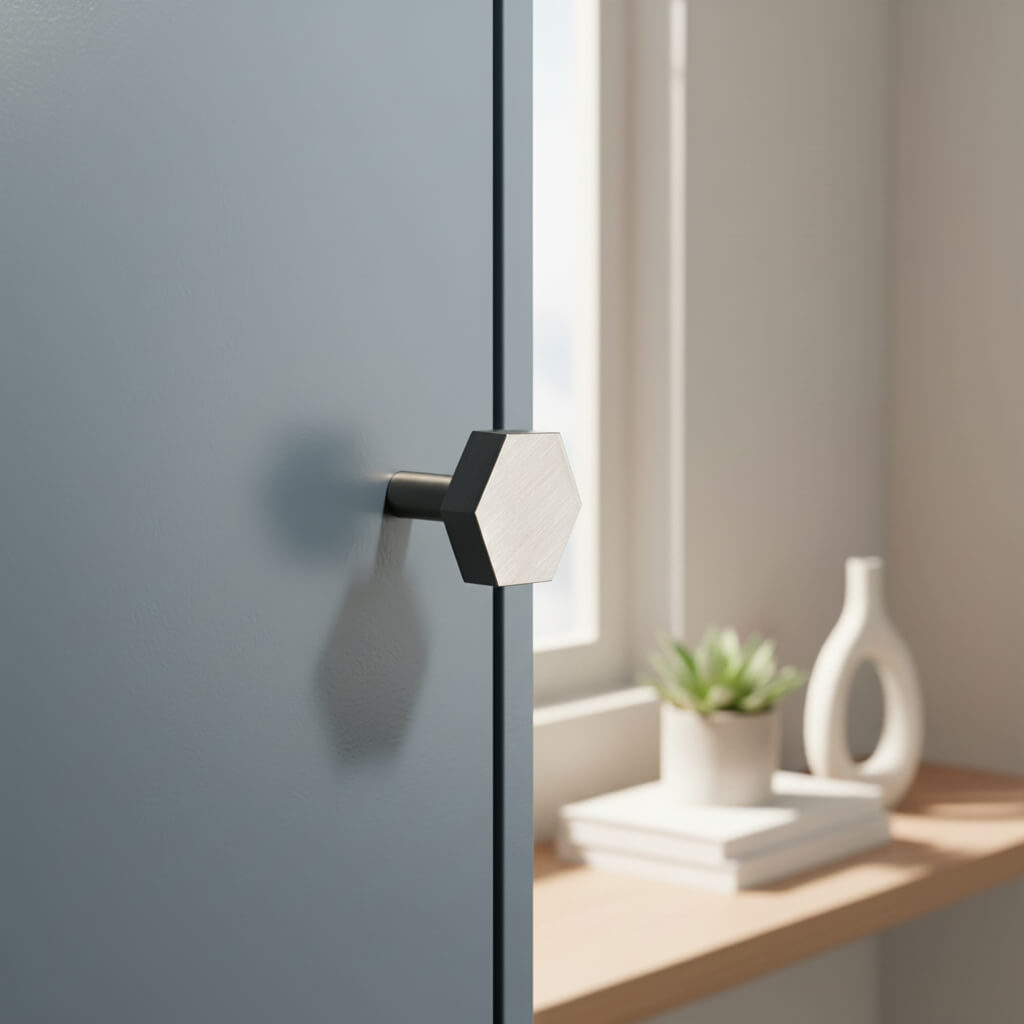 Pomello 1055 | Esagono | Nichel
