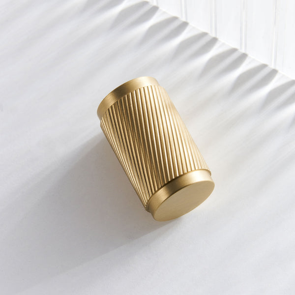 Knob 3146 | Ribbed | Brass