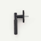 Maniglia per Finestra C01-191C | Zigrinata | Nero