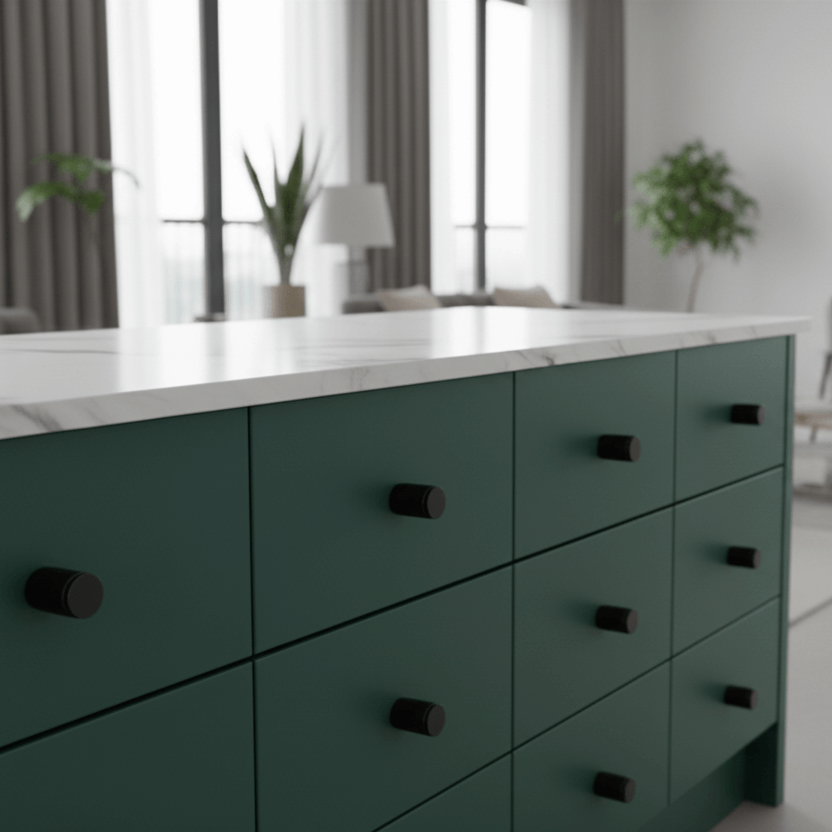 Gałka 3117 | Diament | Czarna