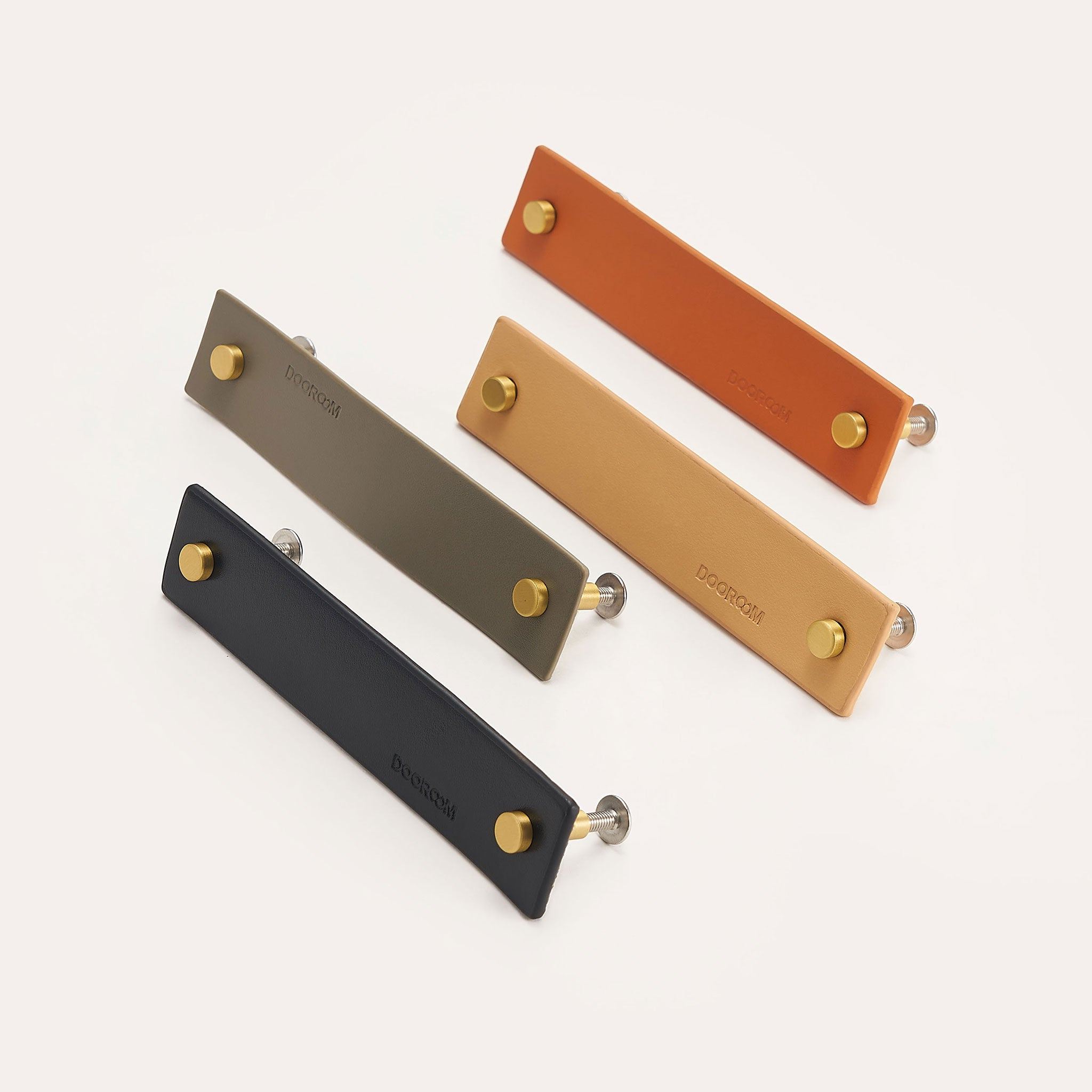 Handtag 3094 | Läder | Beige - Dooroom
