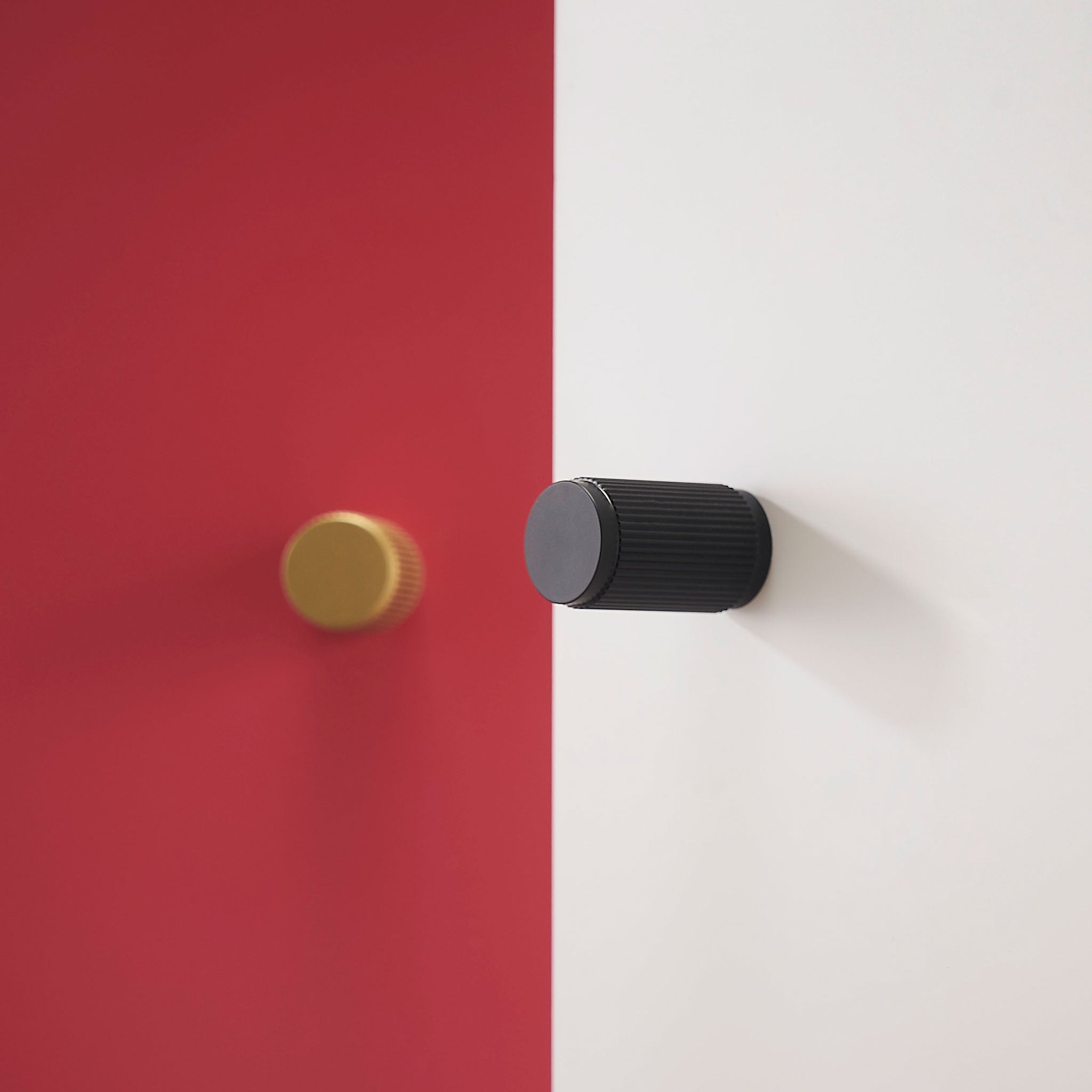 Knob 3100 | Ribbed | Black