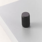 Knob 3100 | Ribbed | Black